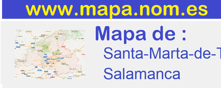 mapa de  Santa-Marta-de-Tormes