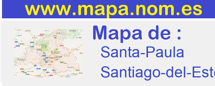 mapa de  Santa-Paula