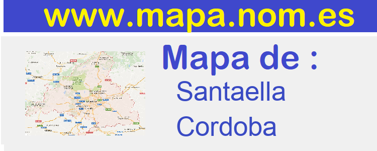 mapa de  Santaella