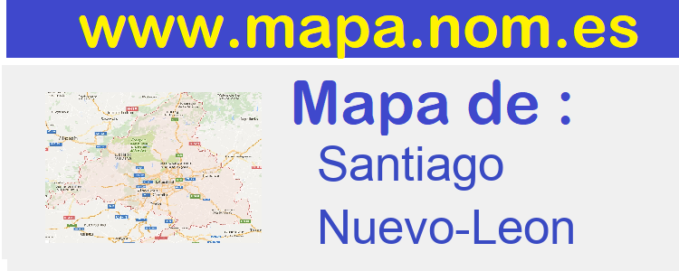mapa de  Santiago