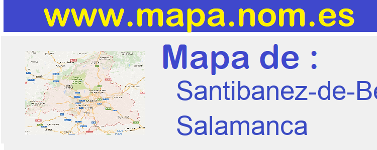 mapa de  Santibanez-de-Bejar