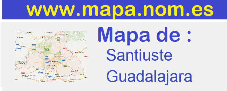 mapa de  Santiuste