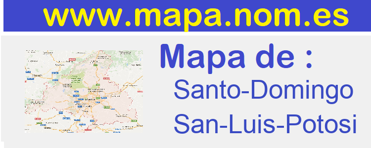 mapa de  Santo-Domingo