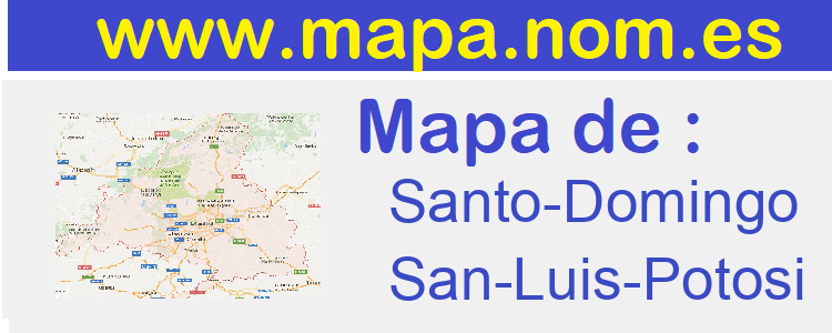mapa de  Santo-Domingo