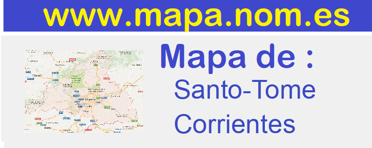 mapa de  Santo-Tome