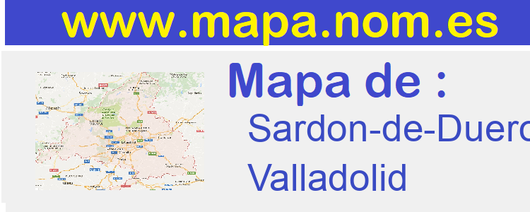 mapa de  Sardon-de-Duero