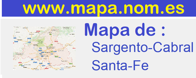 mapa de  Sargento-Cabral