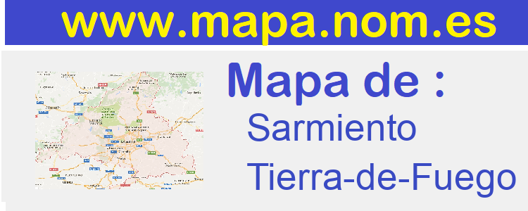 mapa de  Sarmiento