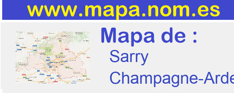 mapa de  Sarry