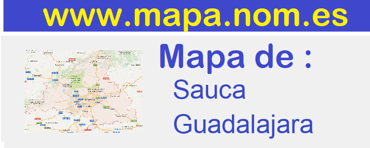 mapa de  Sauca