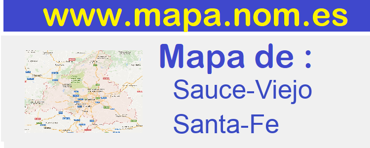 mapa de  Sauce-Viejo