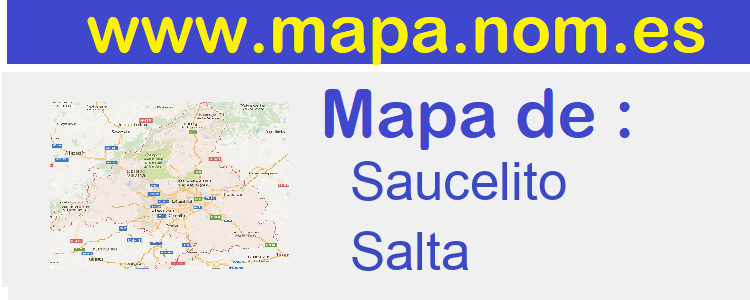 mapa de  Saucelito