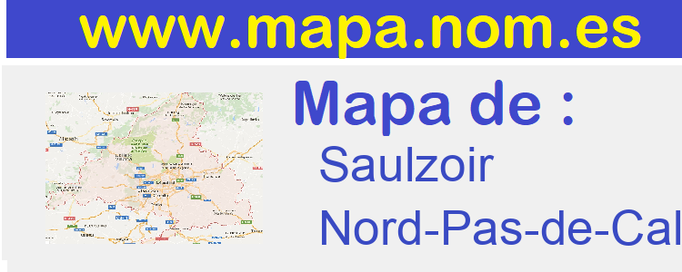 mapa de  Saulzoir
