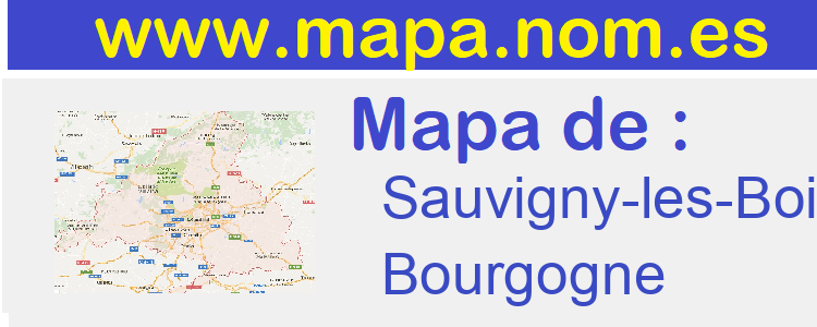 mapa de  Sauvigny-les-Bois