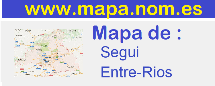 mapa de  Segui