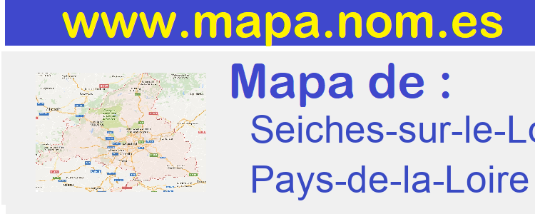 mapa de  Seiches-sur-le-Loir
