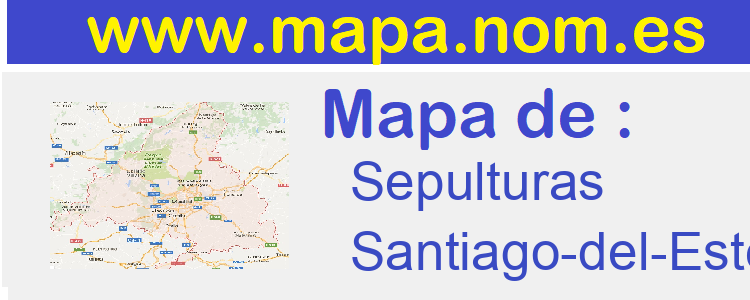 mapa de  Sepulturas