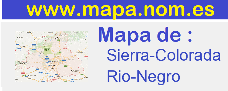 mapa de  Sierra-Colorada