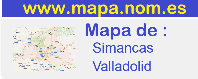 mapa de  Simancas