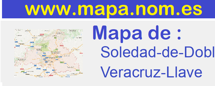 mapa de  Soledad-de-Doblado