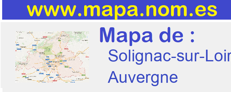 mapa de  Solignac-sur-Loire