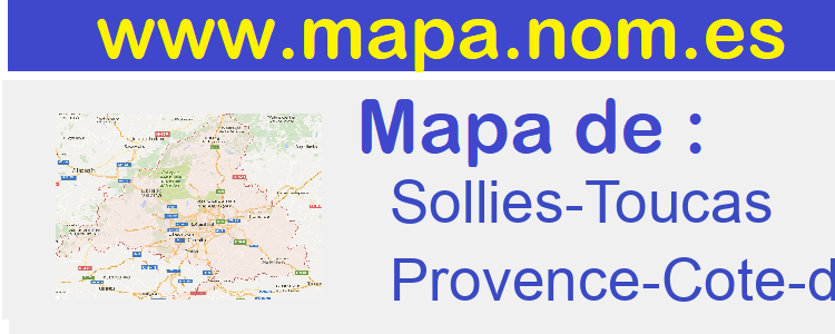 mapa de  Sollies-Toucas