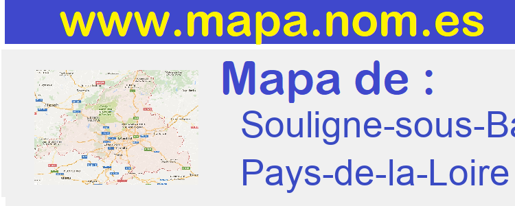 mapa de  Souligne-sous-Ballon