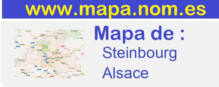 mapa de  Steinbourg