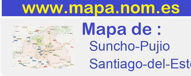 mapa de  Suncho-Pujio
