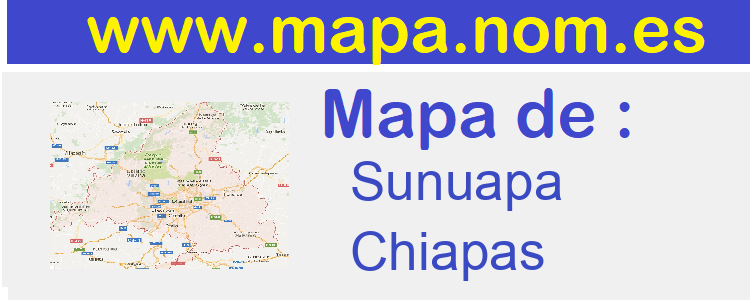 mapa de  Sunuapa