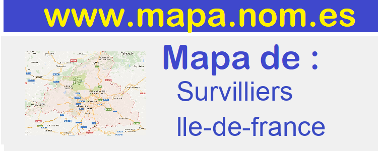 mapa de  Survilliers