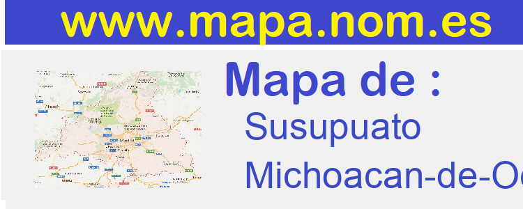 mapa de  Susupuato