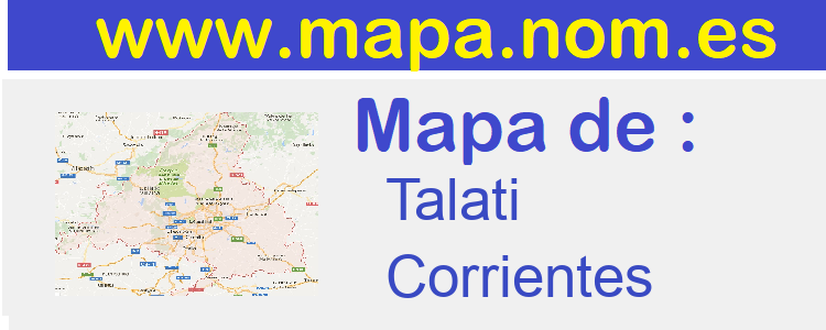 mapa de  Talati