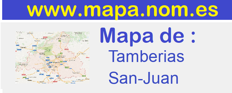 mapa de  Tamberias
