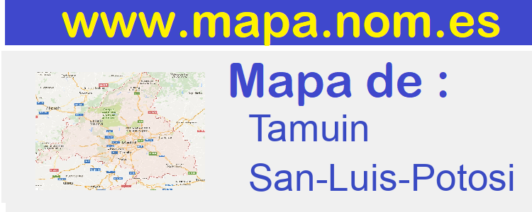 mapa de  Tamuin