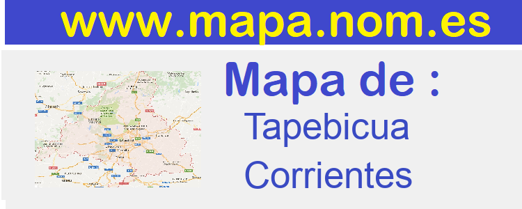 mapa de  Tapebicua