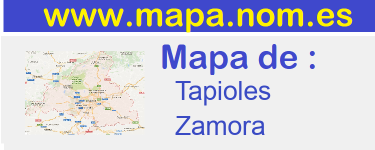 mapa de  Tapioles