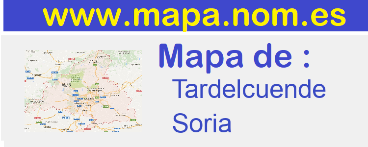 mapa de  Tardelcuende