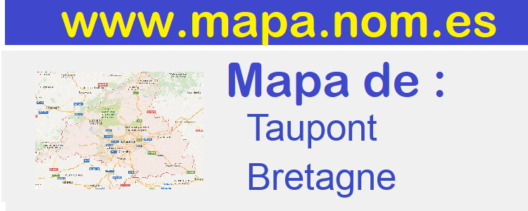 mapa de  Taupont
