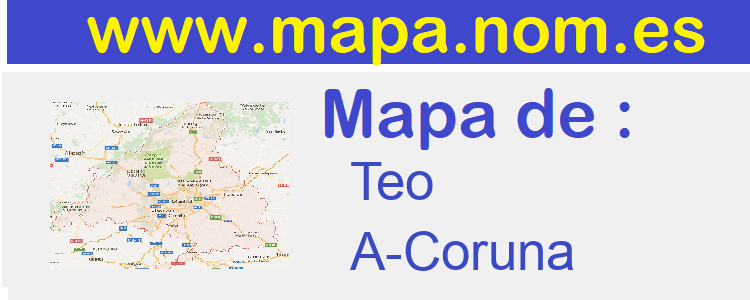 mapa de  Teo