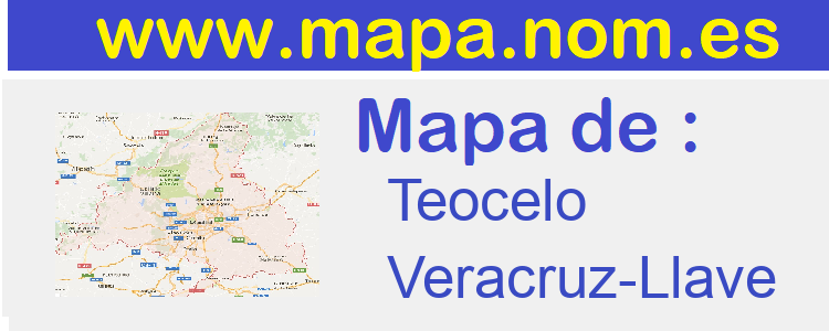 mapa de  Teocelo