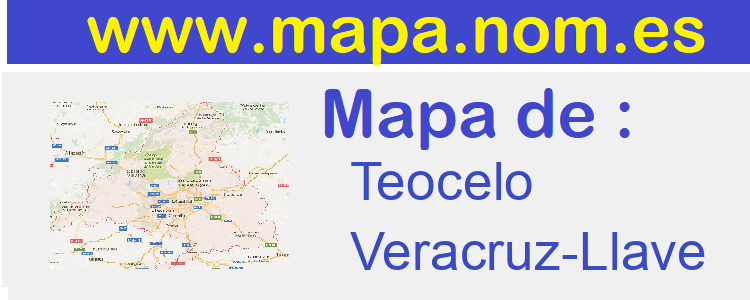 mapa de  Teocelo