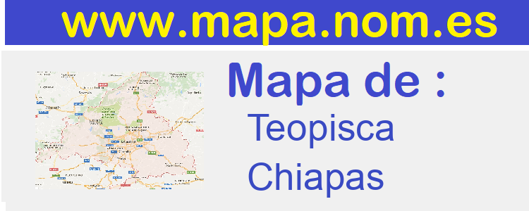 mapa de  Teopisca