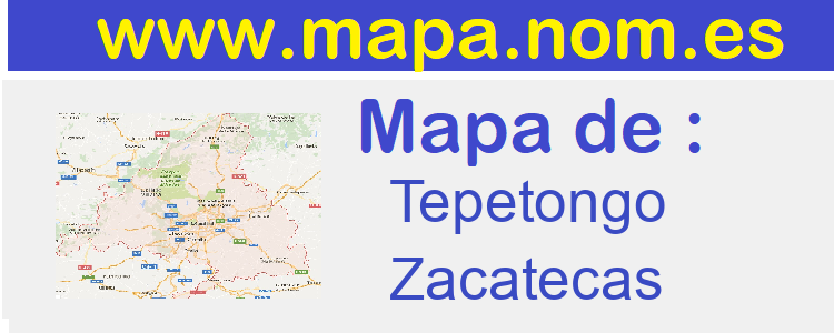 mapa de  Tepetongo