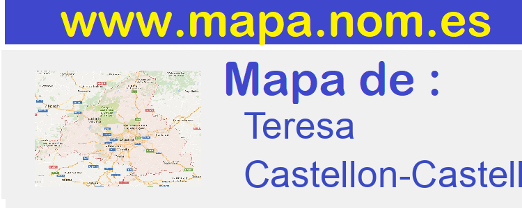 mapa de  Teresa