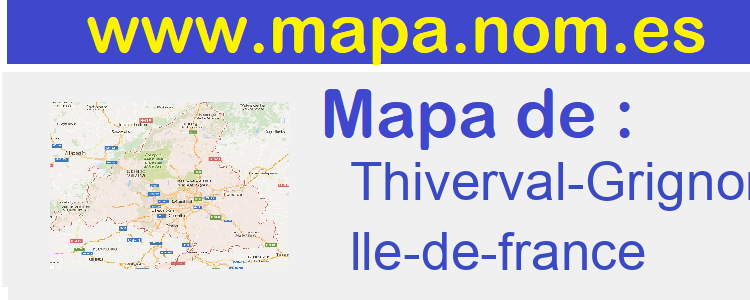 mapa de  Thiverval-Grignon