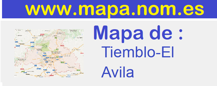 mapa de  Tiemblo-El