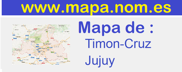 mapa de  Timon-Cruz