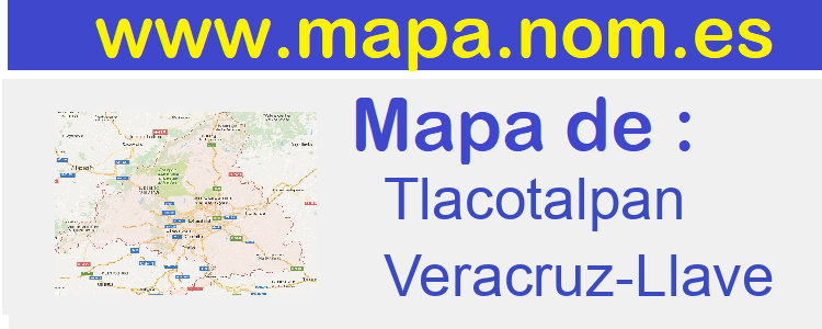 mapa de  Tlacotalpan