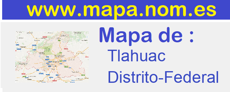 mapa de  Tlahuac